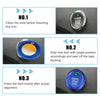 Ford F-150 (2016-2021) Blue Engine Start Stop Button Cover Kit