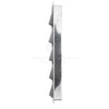 Boat / Caravan / Camper Stainless Steel Surface Mount Large Louvre Vent