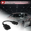 8 Pin to 16 Pin OBD2 Car Diagnostic Connector Adapter Extension Cable 30cm