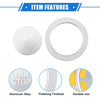 Hyundai Sonata (2020-2023) Silver Tone Engine Start Stop Button Cover Kit
