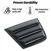 Dodge Charger Side Rear Window Louver Shutter Cover Trim Black (2011–2023)