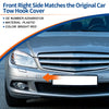 Mercedes-Benz C-Class W204 Front Car Bumper Tow Hook Cover (2007-2014)