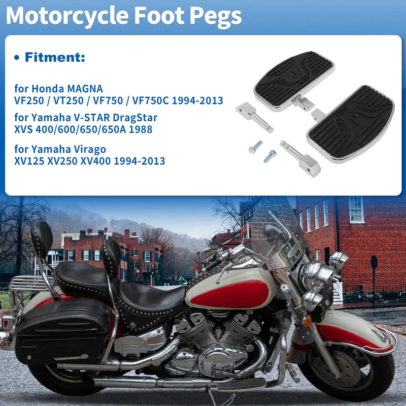 Honda Magna VF250 / VT250 / VF750 Motorcycle 1 Pair Rear Pegs (1994–2013)
