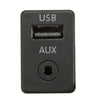 BMW 3 5 series E87 E90 E91 X5 X6 Aux in Switch USB Wire Cable Adapter fit