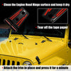 Jeep Wrangler 2007-2018 Black Engine Hood Hinge Covers