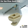 Chevy GMC Beige Plastic Visor Hook Clip Bracket Retainer