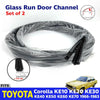 Fits Toyota Corolla KE10 KE20 KE30 KE70 Window Glass Door Run Channel Felt x2