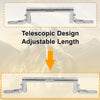 Motorcycle 1 x Balance Handle Bar Extender Bracket Center Hole Silver Tone