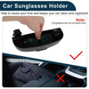 Volvo XC90 Eyeglasses Holder Storage Box Black Sunglasses Case (2016-2024)