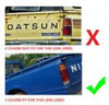 Nissan Datsun 720 2WD Left Rear Tail Light Lens (1980-1986)