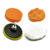 Car Polisher Buffer Pads 4Inch Polishing Sponge Drill Adapter