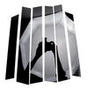 Honda CR-V 6 x Door Window Pillar Post Piano Covers (2007-2011)