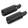 Harley Softail Deluxe Fat Bob Black Passenger Footpegs (2018-2025)