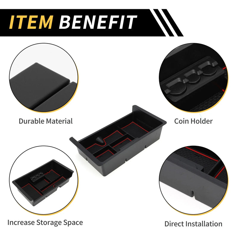 Chevy Silverado 1500 Red Center Console Organizer Insert Tray
