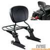 Harley Softail Deluxe Detachable Sissy Bar Luggage Rack Backrest (05-15)