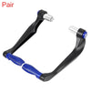 Motorcycle Blue 1 Pair 22mm Brake Clutch Lever Protector Hand Guard
