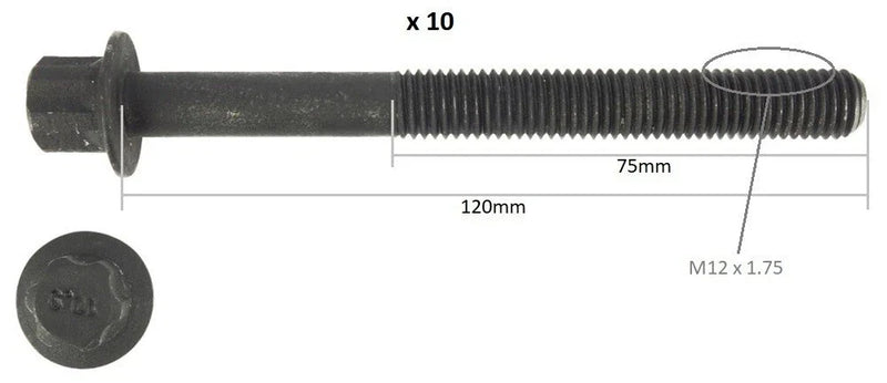 Nissan X-Trail Head Gasket + Head Bolts (2007–2014)