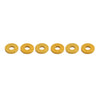 Harley Softail 6 x Gold Saddlebag Crash Bar Decorative Spacer Rings