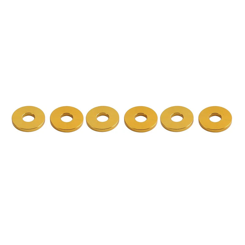 Harley Softail 6 x Gold Saddlebag Crash Bar Decorative Spacer Rings
