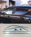 Toyota C-HR Steel Sill Trims 2 x Window Bottom Frame Cover Trim (2016-2023)