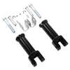 Harley Softail Street Bob Black Rear Passenger Foot Pegs (2018-2025)