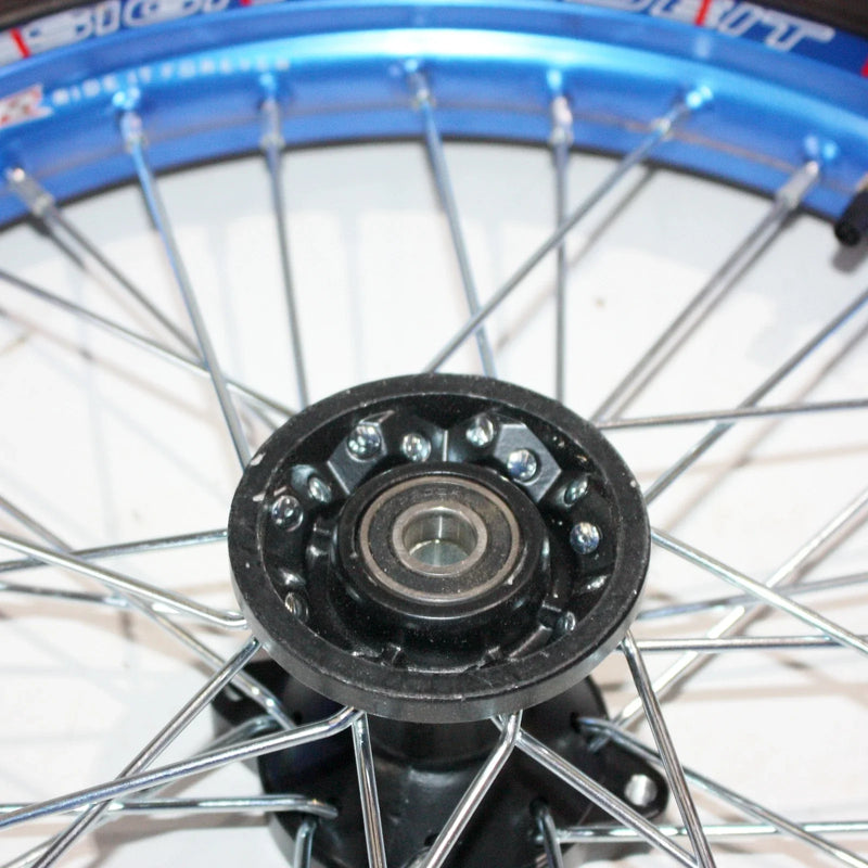 PIT PRO Dirt Bike 12mm Axle Front Wheel Rim with 17" Knobby Tyre