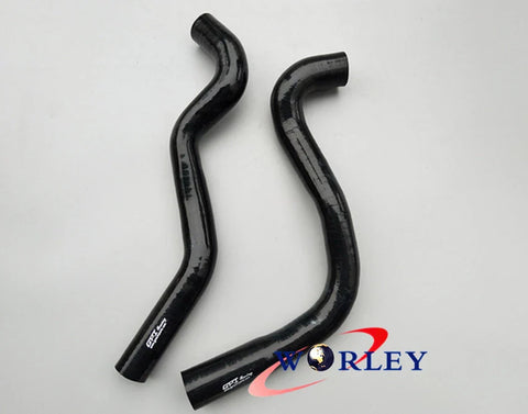 Toyota LandCruiser FZJ80 1FZFE 1992-1998 BLUE Silicone Radiator Hose