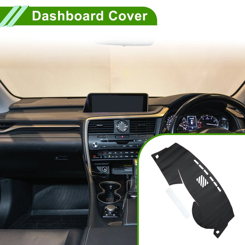 LEXUS RX 350 2010-2015 Dash Mat Carpet Black Red Dashboard Cover