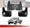 Mitsubishi L200 Triton 2 x Front & Rear Splash Guards (2005-2014)