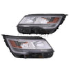 Ford Explorer Headlights / Chrome w/LED DRL Left+Right (2016–2019)