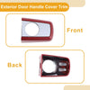 Buick Regal LaCrosse Encore Red ABS Exterior Door Handle Cover Trim