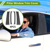 Dodge Ram 1994-2001 Carbon Fiber Black 4 Pcs Pillar Window Trim