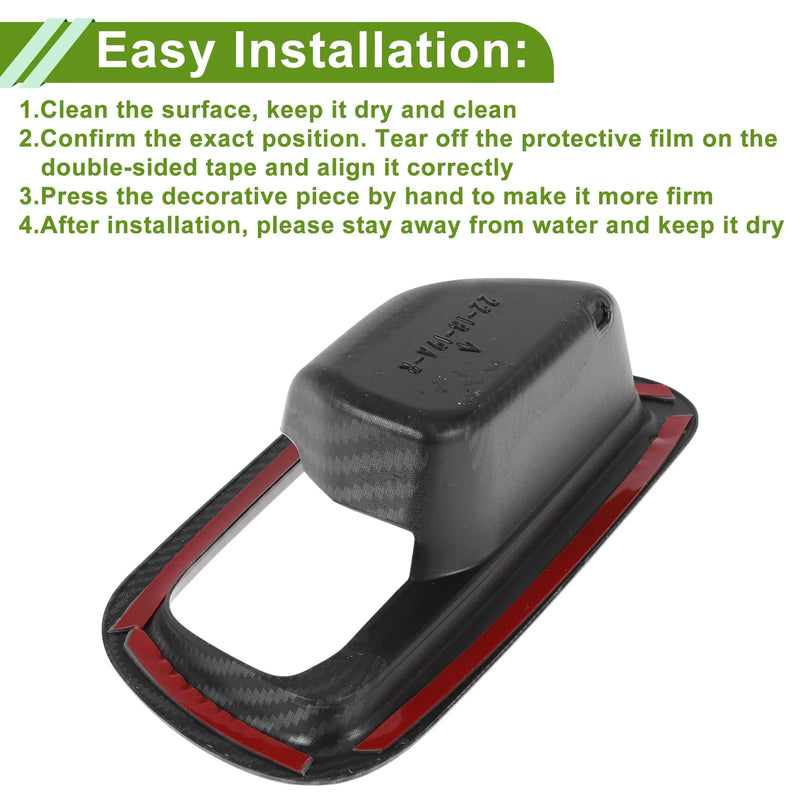 Honda HR-V Carbon Fiber Black Interior Door Handle Bowl Cover (2023-2025)