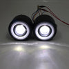 Harley Street Fighter White Twin Headlight Dual Lamp (2014-2023)