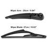 Mini Mini 10" Rear Windshield Wiper Blade Arm Set (2006-2013)
