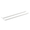 Closet Shelf 12-Inch White Metal Support Brackets