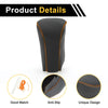 Honda Accord (2008-2012) Black Orange Faux Leather Car Gear Shift Knob Cover