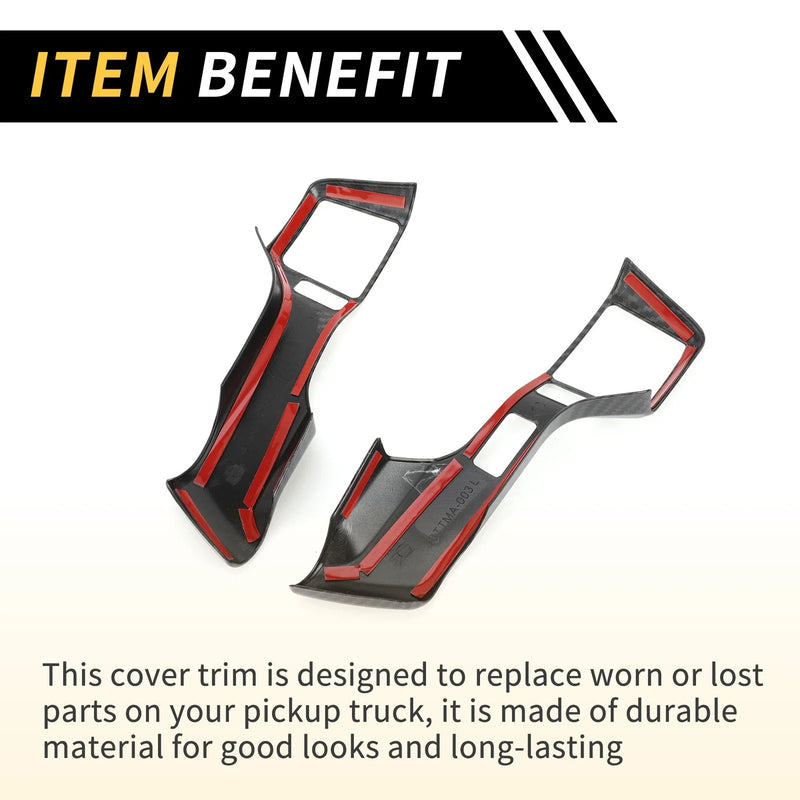 Toyota Tacoma Carbon Fiber Steering Wheel Cover Trims (2016-2023)