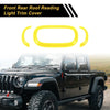 Jeep Wrangler JK 4 Door Front Rear Roof Reading Light Trim Cover (2011-2017)