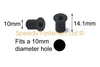 Lotus Elise Exige Europa 10x Rubber Captive Nuts & Stainless M5 Bolts