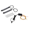 Car 2 x LED Amber/White Switchback Flowing Strip Arrow DRL Turn Signal Light