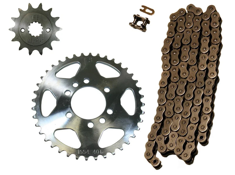 Suzuki LT-Z400 QuadSport Drive Chain, 520x98, 14/41 Sprockets (2003–2008)