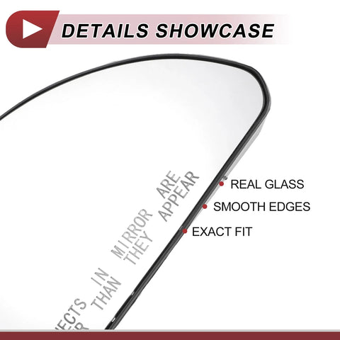 Chevrolet Impala Right Passenger Side Mirror Glass Replacement