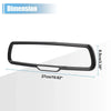 Dodge ABS Black Carbon Fiber Pattern Rearview Mirror Cover