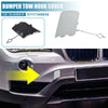 BMW X1 E84 (2012-2015) Silver Tone Front Bumper Tow Hook Cover