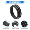 Toyota Highlander (2020-2022) Black AC Climate Control Knob Rings