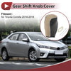 Toyota Corolla Beige Faux Leather Gear Shift Knob Cover (2014-2018)