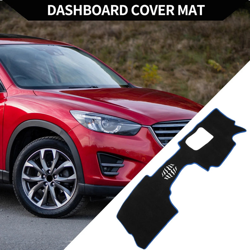 Mazda CX-30 2020-2024 Black Blue 1 Set Dashboard Cover Mat