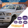 Dodge RAM (2013-2017) Purple 5 Pcs AC Gear Shift Headlight Media Knob Cover
