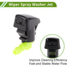 Ford Windshield Washer Nozzle & 2 x Hose Connectors (2008-2011)